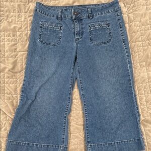 Apt. 9 Women's Cropped Flare Jeans in Blue